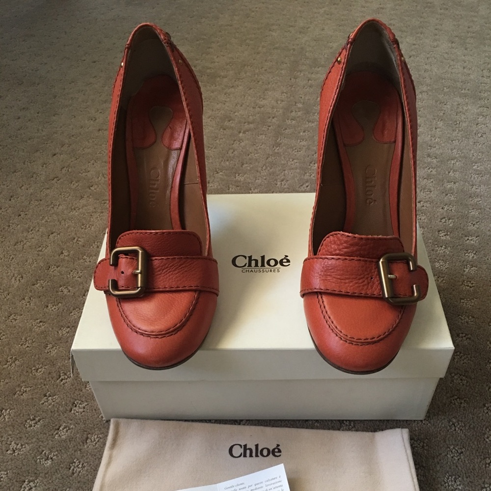 Chloe Buckle Pumps